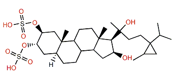 Weinbersterol disulfate A